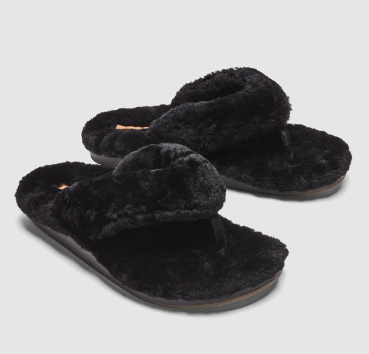 Fuzzy Slipper Sandals