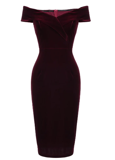 Velvet Bodycon Dress