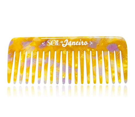 Sol Yellow Wide Tooth Comb