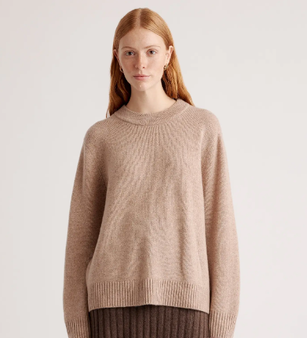 Cashmere Oversized Crewneck Sweater