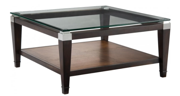 Dunhill Square Glass Coffee Table