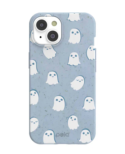 Powder Blue Ghostly iPhone 14 Case