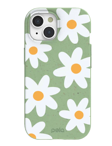 Sage Green Daisy iPhone 15 Case